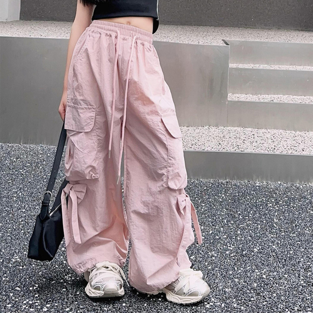 キッズ カーゴパンツ 通販 パンツ ズボン ロングパンツ キッズズボン リボン りぼん 子供 子ども こども 女子 女の子 長ズボン ダンスウェア キッズ | BACKYARD FAMILY | 03