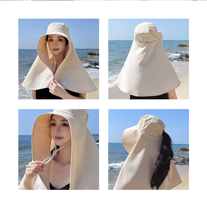 帽子 つば広 撥水 レディース 通販 日傘ハット ハット ぼうし 首カバー ネックガード 大きい 接触冷感 ひんやり 冷感 ワイヤー 軽い 軽量 折りたたみ 帽子 | BACKYARD FAMILY | 13