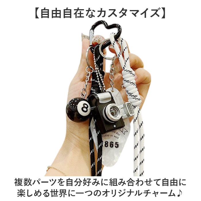 バッグチャーム カメラモチーフ 通販 バックチャーム 飾り チャーム バッグアクセサリー バッグ用アクセサリー キーチャーム 可愛い バッグチャーム | BACKYARD FAMILY | 03