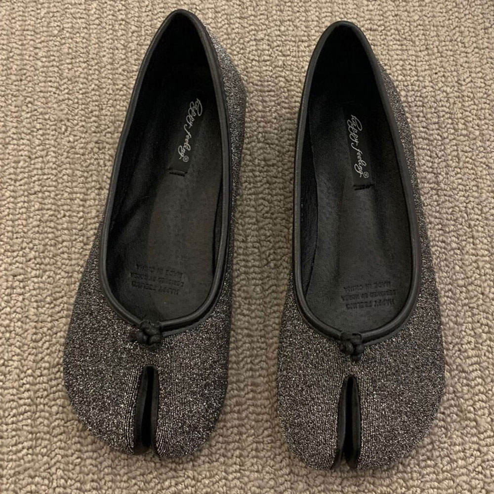 足袋 パンプス バレエシューズ 通販 シューズ フラット ローヒール 靴 くつ クツ ぺたんこ タビ たび 足袋シューズ スプリットトゥ フラットシューズ | BACKYARD FAMILY | 05