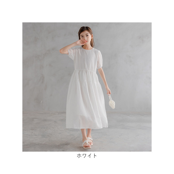 子供服 ワンピース 半袖 通販 半袖ワンピース レースワンピース ワンピ キッズドレス チュニックワンピース キッズ ジュニア 子ども服 女の子 無地 子供服 | BACKYARD FAMILY | 16