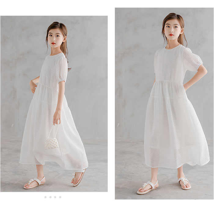 子供服 ワンピース 半袖 通販 半袖ワンピース レースワンピース ワンピ キッズドレス チュニックワンピース キッズ ジュニア 子ども服 女の子 無地 子供服 | BACKYARD FAMILY | 07