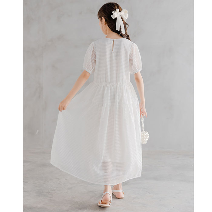 子供服 ワンピース 半袖 通販 半袖ワンピース レースワンピース ワンピ キッズドレス チュニックワンピース キッズ ジュニア 子ども服 女の子 無地 子供服 | BACKYARD FAMILY | 08
