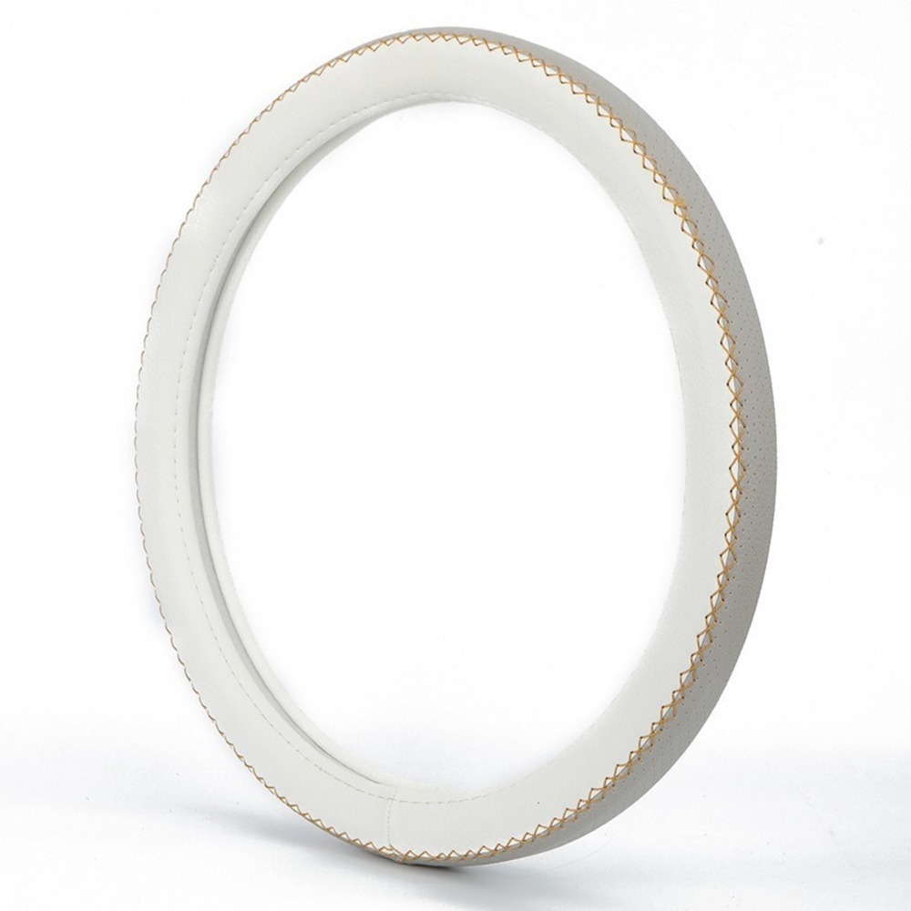 ハンドルカバー 可愛い 通販 ステアリングカバー 編み上げ sサイズ O型 普通車 自動車 軽自動車 ハンドル 車 車用品 通気性 保護カバー 編み込み 2トーン | BACKYARD FAMILY | 01