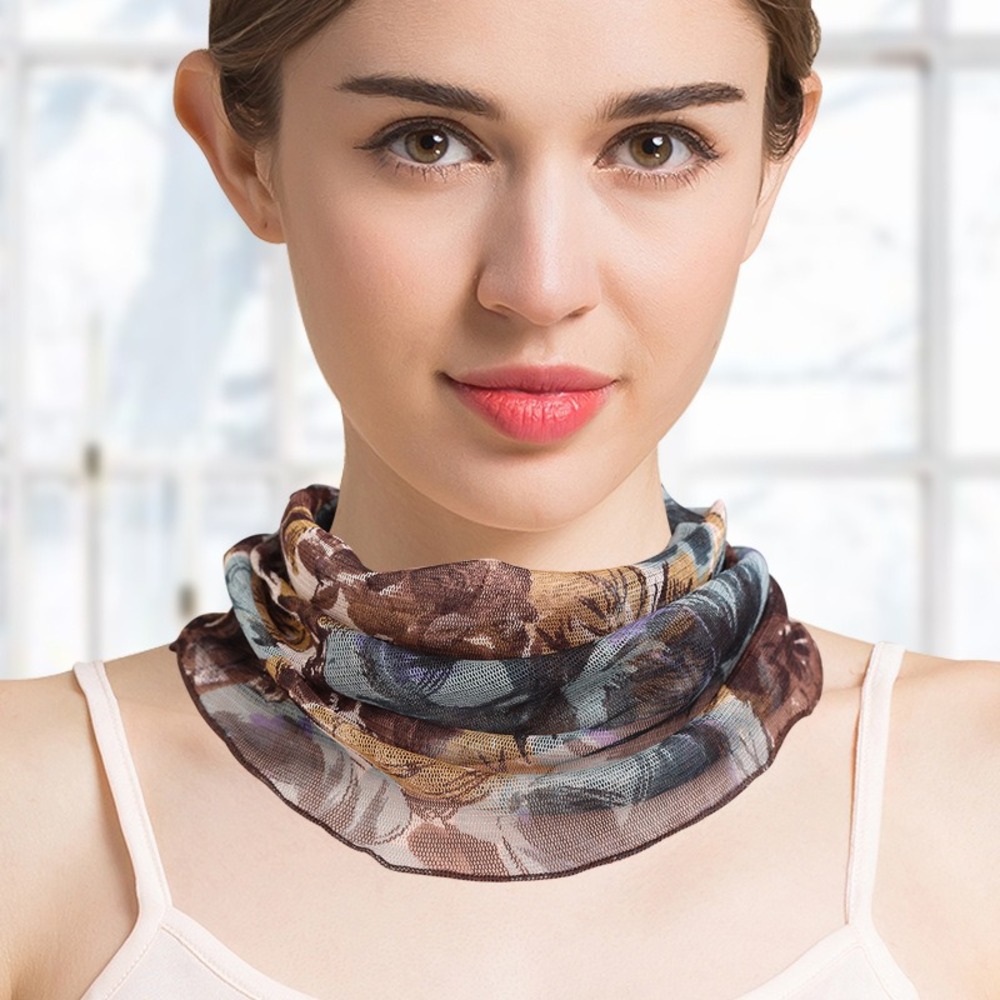 ネックカバー レディース 通販 首元 薄手 おしゃれ かわいい ネックウォーマー 日焼け対策 スカーフ 冷房対策 オールシーズン 涼しい 上品 ネックカバー | BACKYARD FAMILY | 01