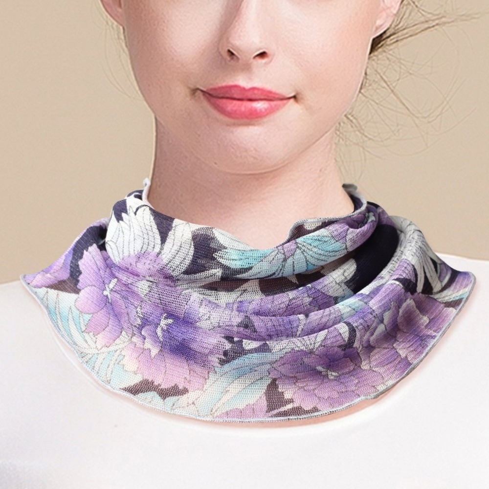 ネックカバー レディース 通販 首元 薄手 おしゃれ かわいい ネックウォーマー 日焼け対策 スカーフ 冷房対策 オールシーズン 涼しい 上品 ネックカバー | BACKYARD FAMILY | 03
