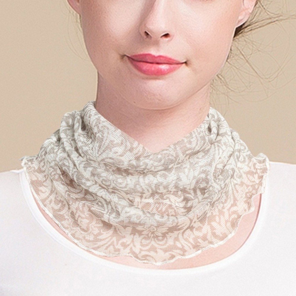 ネックカバー レディース 通販 首元 薄手 おしゃれ かわいい ネックウォーマー 日焼け対策 スカーフ 冷房対策 オールシーズン 涼しい 上品 ネックカバー | BACKYARD FAMILY | 04