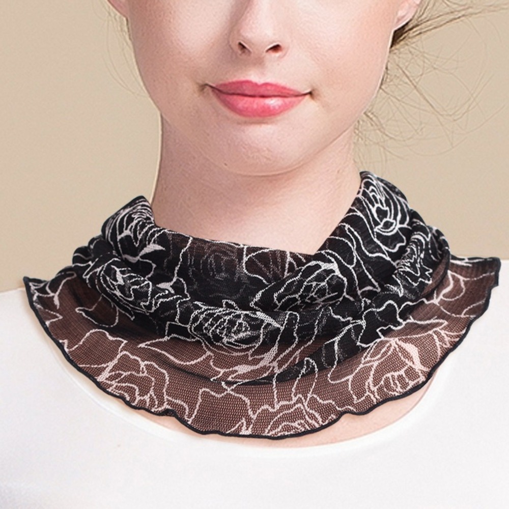 ネックカバー レディース 通販 首元 薄手 おしゃれ かわいい ネックウォーマー 日焼け対策 スカーフ 冷房対策 オールシーズン 涼しい 上品 ネックカバー | BACKYARD FAMILY | 05