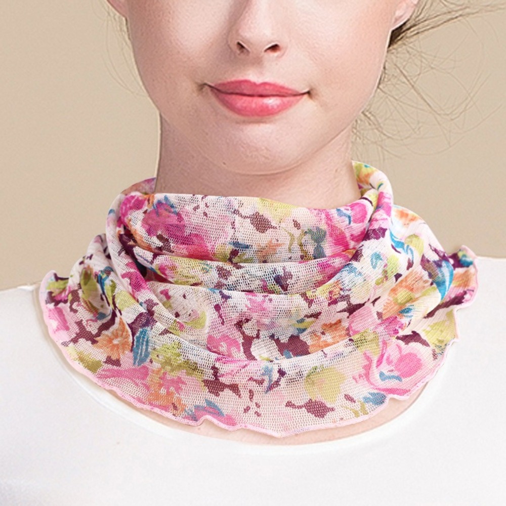 ネックカバー レディース 通販 首元 薄手 おしゃれ かわいい ネックウォーマー 日焼け対策 スカーフ 冷房対策 オールシーズン 涼しい 上品 ネックカバー | BACKYARD FAMILY | 06