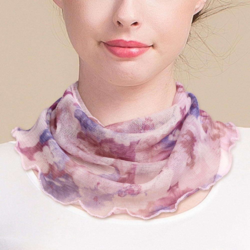 ネックカバー レディース 通販 首元 薄手 おしゃれ かわいい ネックウォーマー 日焼け対策 スカーフ 冷房対策 オールシーズン 涼しい 上品 ネックカバー | BACKYARD FAMILY | 07