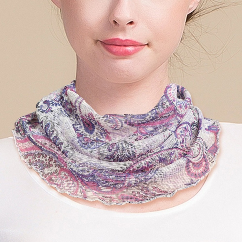 ネックカバー レディース 通販 首元 薄手 おしゃれ かわいい ネックウォーマー 日焼け対策 スカーフ 冷房対策 オールシーズン 涼しい 上品 ネックカバー | BACKYARD FAMILY | 08