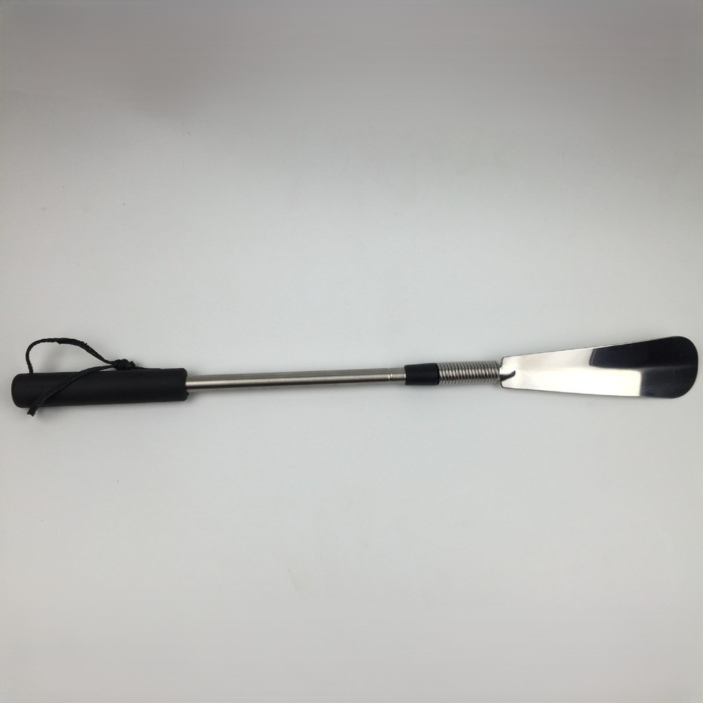 靴べら 伸縮 式 通販 靴ベラ 伸縮式 くつべら シューホーン 金属製 ロング 長い バネ 長さ調整 コンパクト かがまずに使える 玄関 便利 ギフト 靴べら | BACKYARD FAMILY | 01