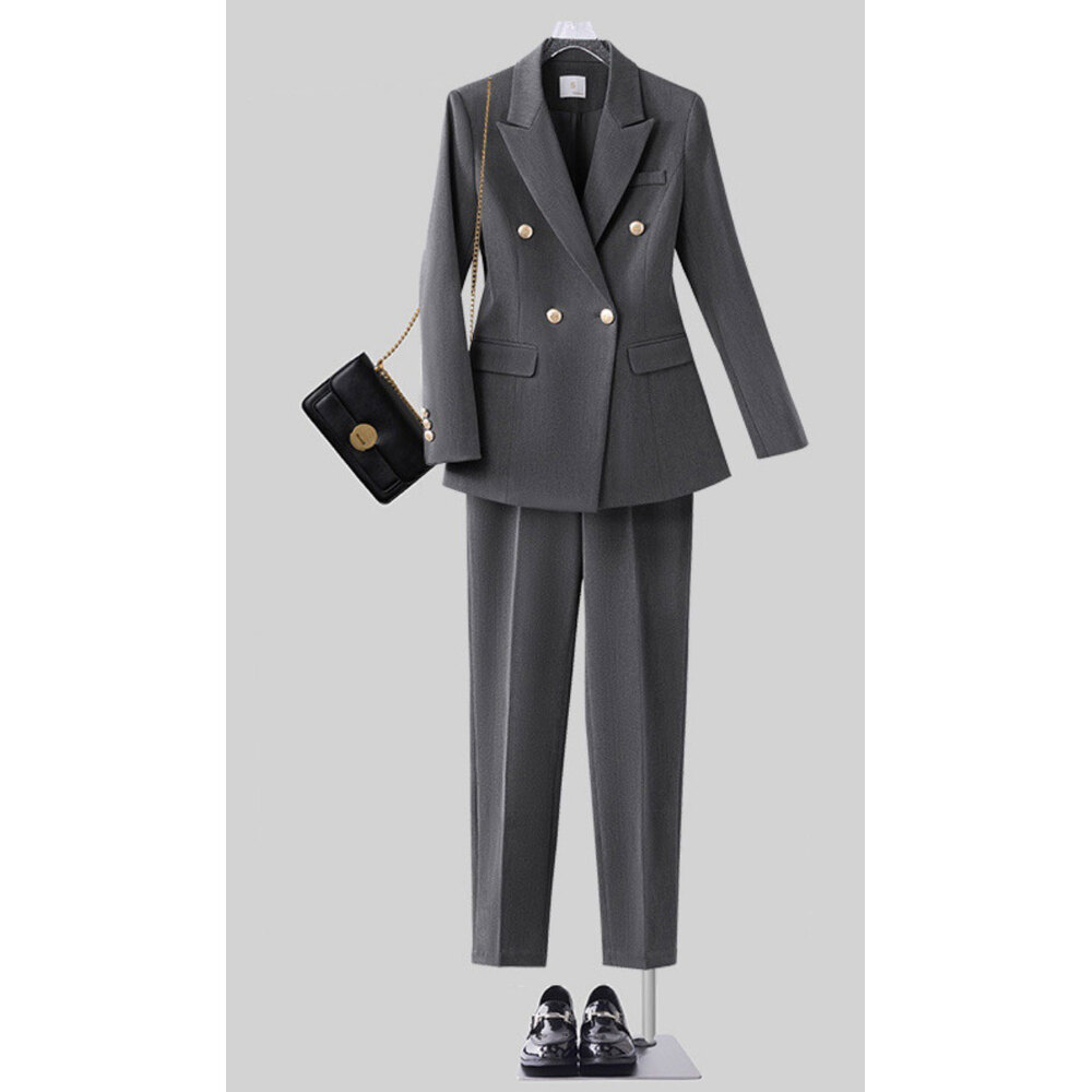 パンツスーツ レディース 上下セット 通販 ビジネススーツ ジャケット パンツ スーツ カジュアルスーツ ママスーツ ビジネス セットアップ パンツスーツ | BACKYARD FAMILY | 02