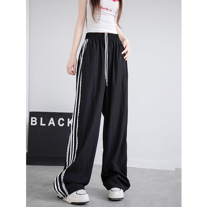 サイドライン パンツ レディース 通販 ラインパンツ サイドラインパンツ ワイドパンツ シャカシャカパンツ ダンスパンツレディース ズボン サイドライン | BACKYARD FAMILY | 12