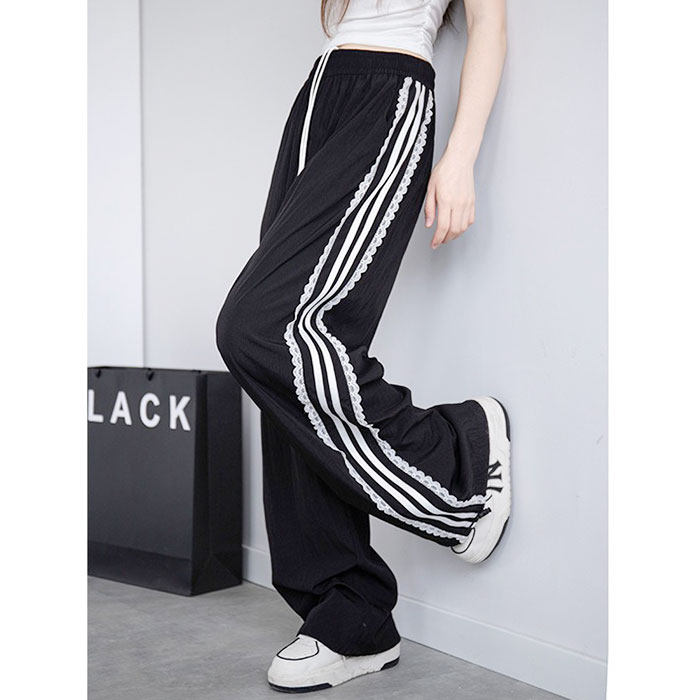 サイドライン パンツ レディース 通販 ラインパンツ サイドラインパンツ ワイドパンツ シャカシャカパンツ ダンスパンツレディース ズボン サイドライン | BACKYARD FAMILY | 13