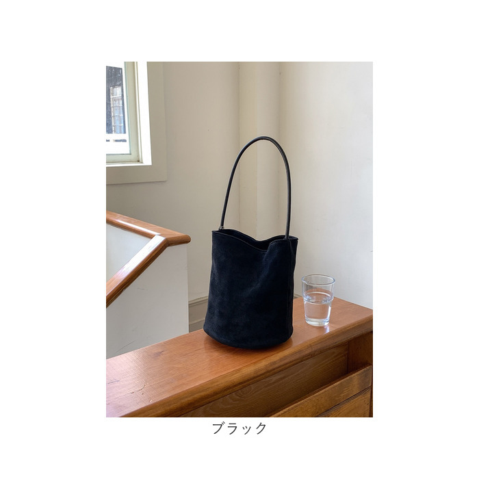 スウェード バケツバッグ 通販 トートバッグ レディース バケツ型