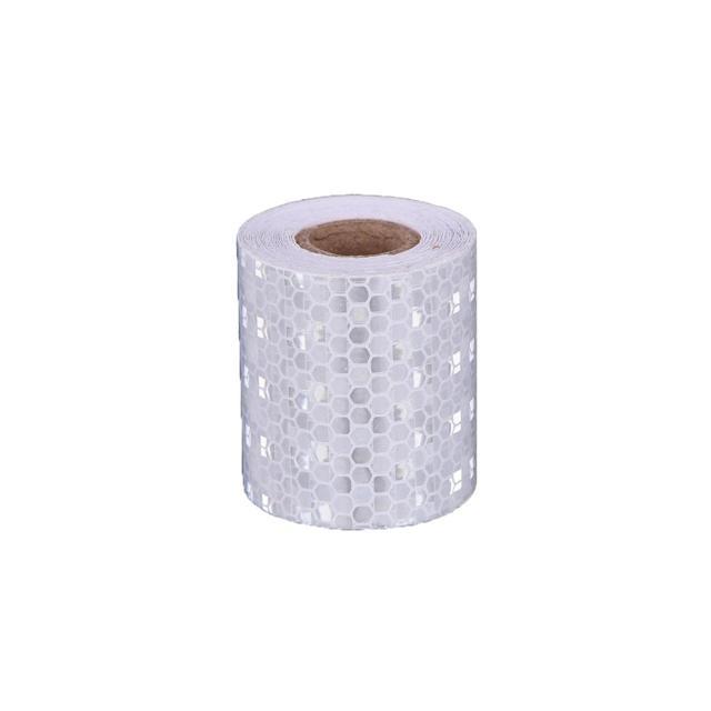 反射テープ 通販反射テープ 約 3ｍ 幅 50mm 蛍光反射テープ 目印 テープ 反射ステッカー 反射シール 事故防止 暗所 駐車場 夜間 装飾 反射板 反射テープ |  | 06