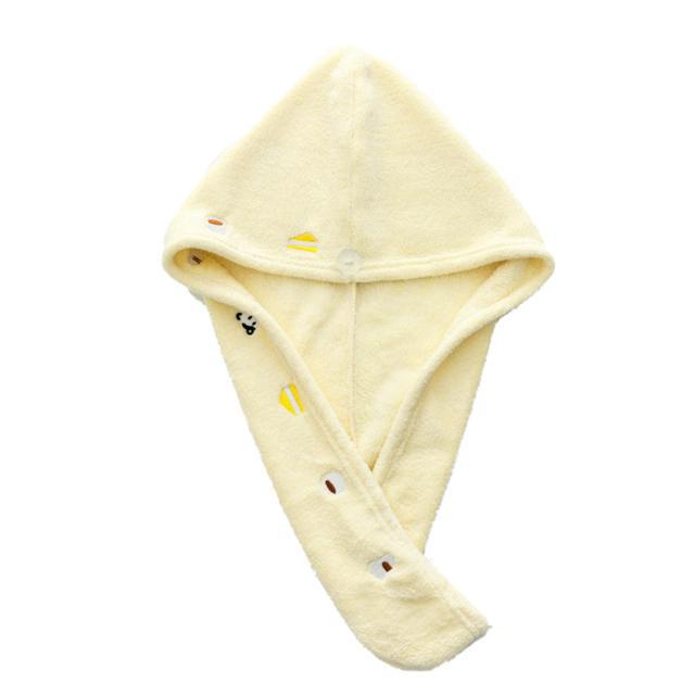 タオルキャップ 大人 通販 ヘアドライタオル ヘアドライキャップ ターバンタイプ シンプル おしゃれ かわいい 刺繍 ふわふわ 吸水 スイミング タオルキャップ |  | 01