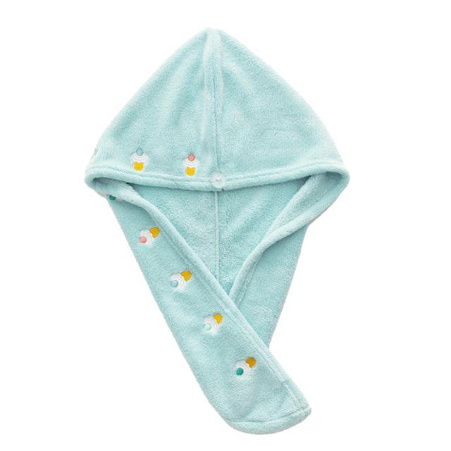 タオルキャップ 大人 通販 ヘアドライタオル ヘアドライキャップ ターバンタイプ シンプル おしゃれ かわいい 刺繍 ふわふわ 吸水 スイミング タオルキャップ |  | 04