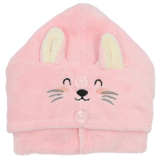 タオルキャップ 子供 通販 キャラクター キッズ 女の子 男の子 ヘアドライタオル ヘアドライキャップ かわいい ターバンタイプ アニマル 猫 ねこ タオルキャップ |  | 03