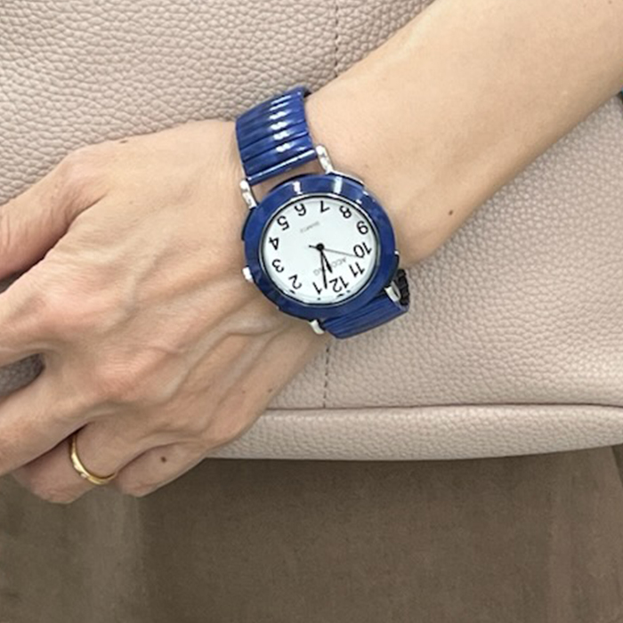 じゃばら 腕時計 レディース 通販 ジャバラウオッチ リストウォッチ レディースウォッチ 蛇腹ベルト 時計 アナログ かわいい おしゃれ 見やすい 可愛い じゃばら |  | 03