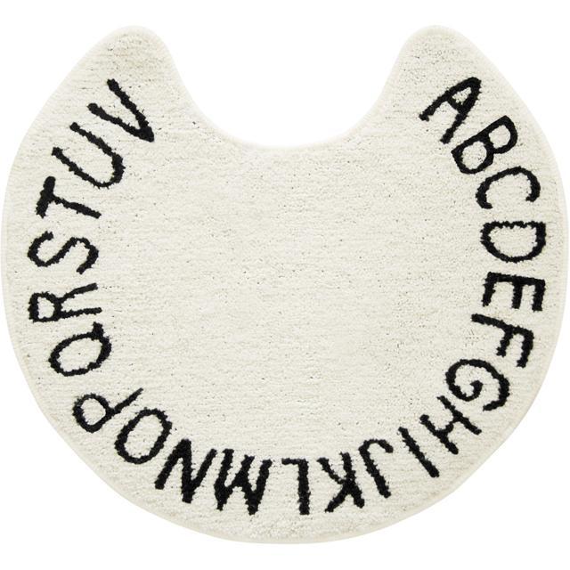 トイレマット おしゃれ 通販 シンプル モノトーン 洗える 洗濯可 丸洗い 白 黒 グレー 滑り止め加工 すべり止め 塩系 インテリア トイレタリー トイレマット |  | 03