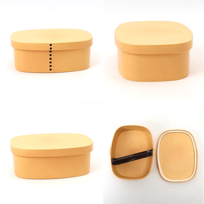 曲げわっぱ風 弁当箱 600ml 通販 日本製 わっぱ風弁当箱 わっぱ風お弁当箱 曲げわっぱ風弁当箱 お弁当箱 ランチボックス レンジ対応 女性 曲げわっぱ風 |  | 10