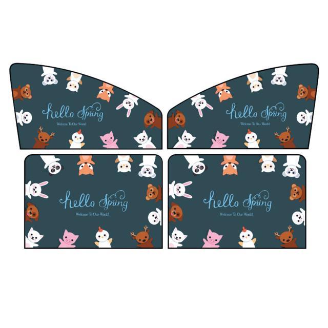 車 サンシェード 通販 車窓 日除け かわいい 車用サンシェード マグネット カーサンシェード 折りたたみ サンバイザー キッズ 便利 グッズ 軽 窓用 車 |  | 04