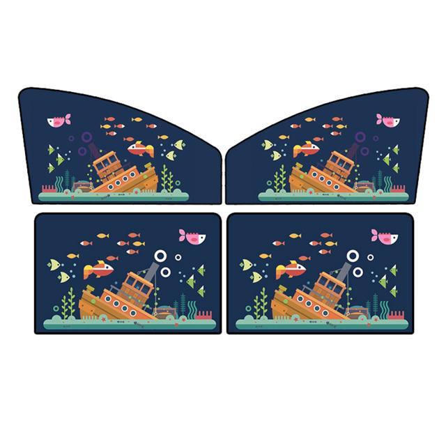 車 サンシェード 通販 車窓 日除け かわいい 車用サンシェード マグネット カーサンシェード 折りたたみ サンバイザー キッズ 便利 グッズ 軽 窓用 車 |  | 03