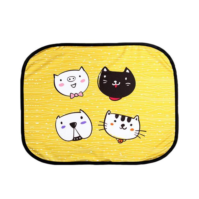 車 通販車 サンシェード 車窓 日除け かわいい 車用サンシェード セット カーサンシェード 折りたたみ サンバイザー キッズ 便利 グッズ 軽 窓用 車 |  | 02