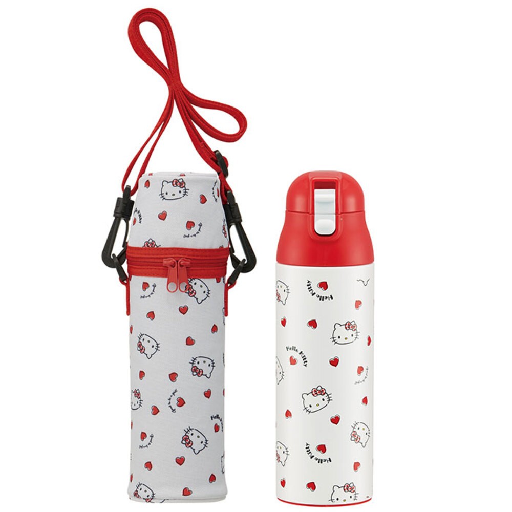 水筒 通販水筒 保冷 キッズ ステンレス 直飲み 500ml 保温 保冷保温 カバー セット 水筒カバー ショルダー 肩掛け 斜めがけ マグボトル マイボトル 水筒 |  | 03