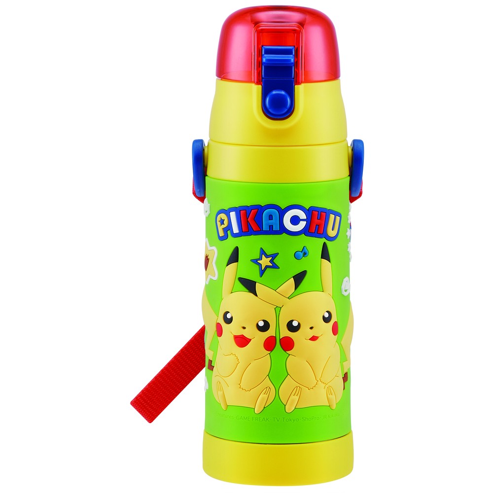 水筒 通販水筒 キッズ 直飲み 約 500ml 子供 480ml おしゃれ キャラクターグッズ ワンタッチ ボトル マイボトル ショルダー紐 ボトル 保冷 子供用水筒 水筒 |  | 07