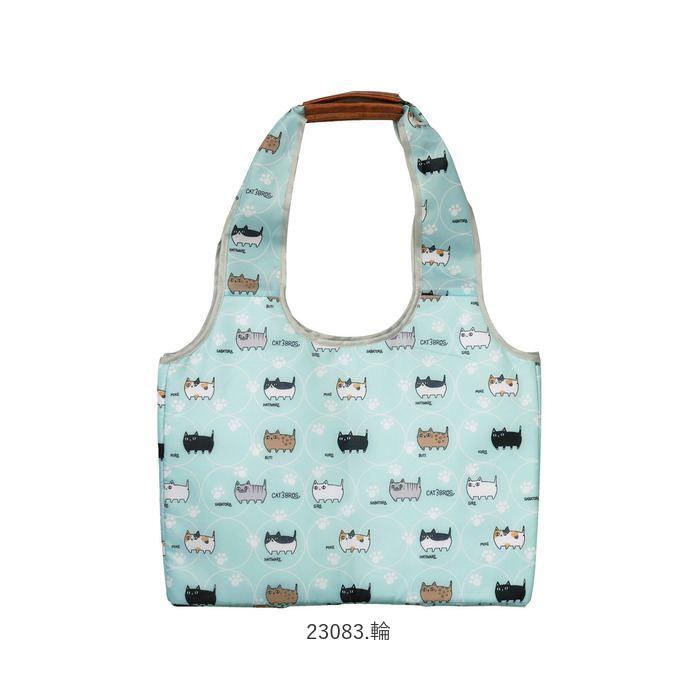 レジカゴ型 通販レジカゴ型 エコバッグ 猫3兄弟 レディース おしゃれ