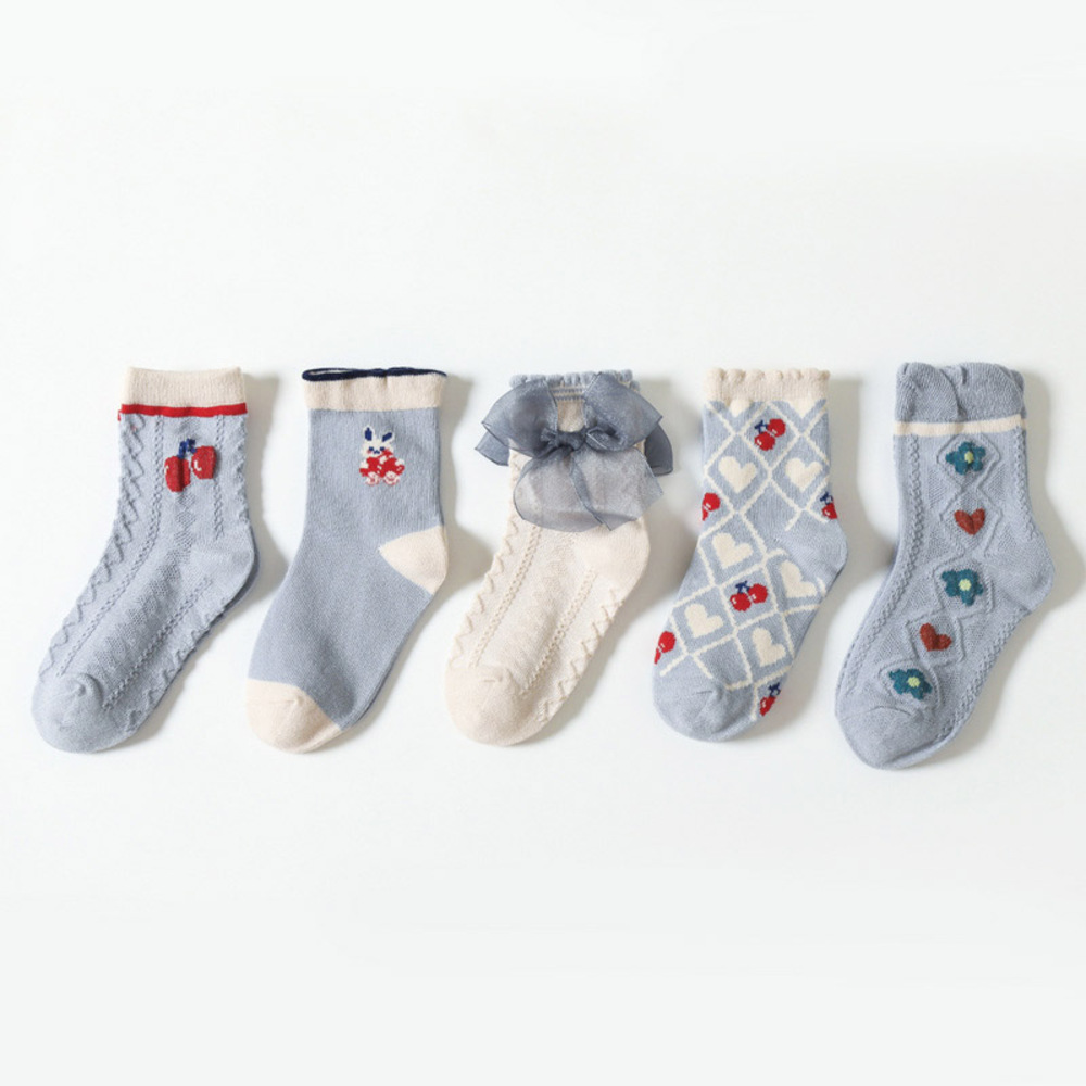 キッズ 通販キッズ 靴下 女の子 セット ソックス くつ下 ベビーソックス くつした 子ども 子供 ベビー用品 赤ちゃん ガールズ 5足セット レッグウェア  キッズ | ブランド登録なし | 02