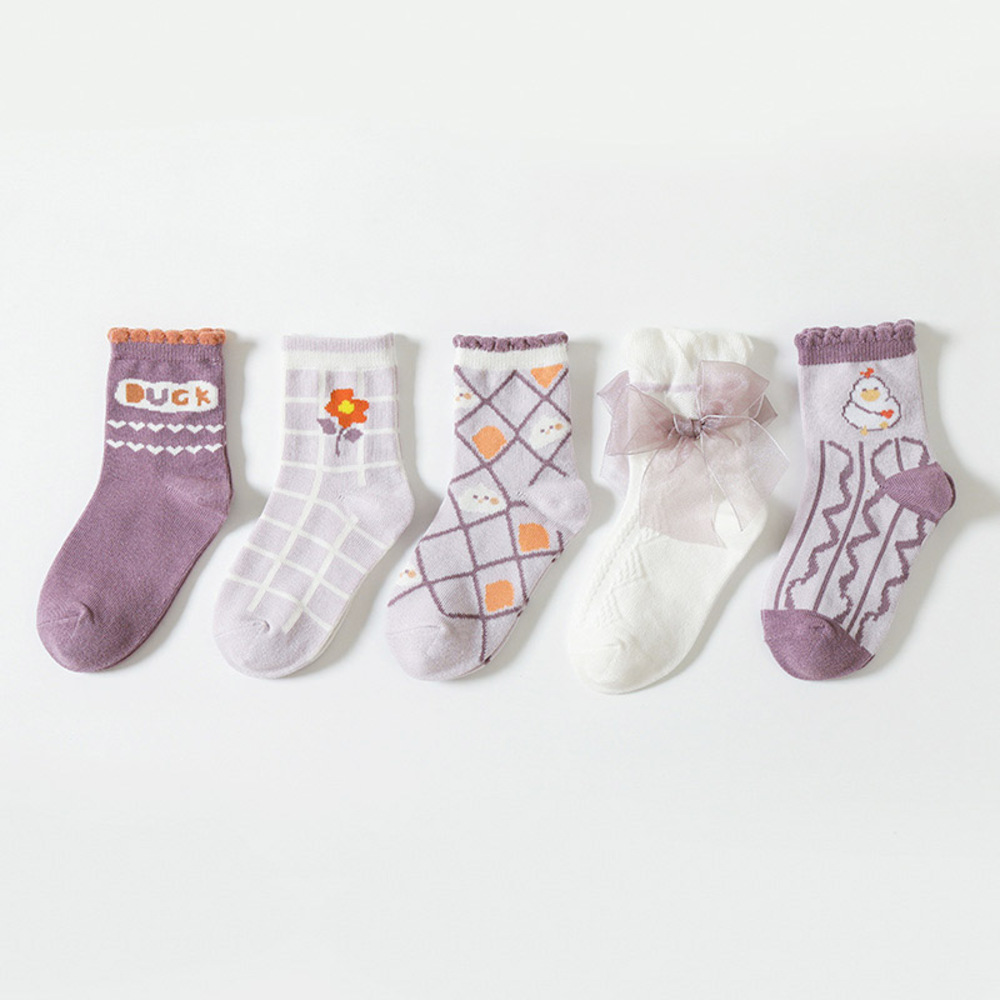 キッズ 通販キッズ 靴下 女の子 セット ソックス くつ下 ベビーソックス くつした 子ども 子供 ベビー用品 赤ちゃん ガールズ 5足セット レッグウェア  キッズ | ブランド登録なし | 04
