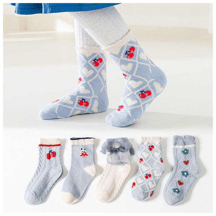 キッズ 通販キッズ 靴下 女の子 セット ソックス くつ下 ベビーソックス くつした 子ども 子供 ベビー用品 赤ちゃん ガールズ 5足セット レッグウェア  キッズ | ブランド登録なし | 07
