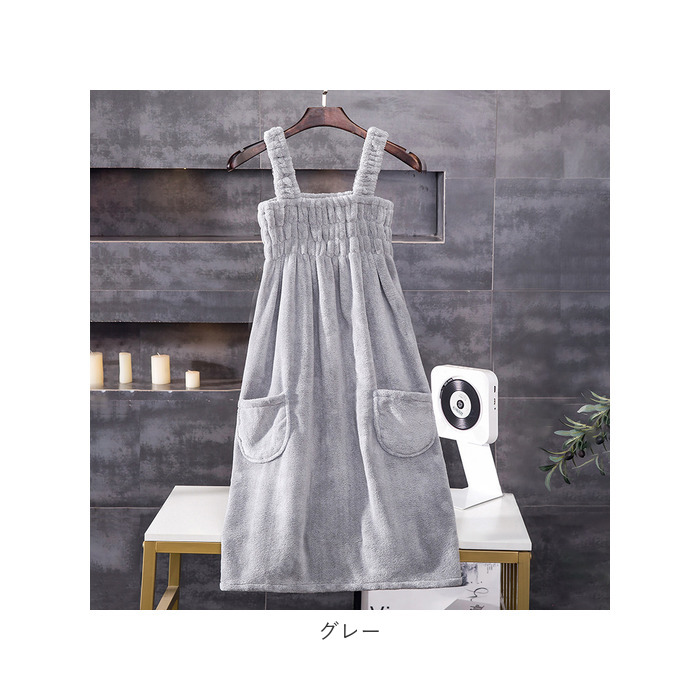 ラップタオル 通販ラップタオル 大人用 バスローブ ワンピース 巻きタオル バスラップ ルームウェア 湯上り 100cm マタニティ プール 海水浴 ラップタオル | ブランド登録なし | 16