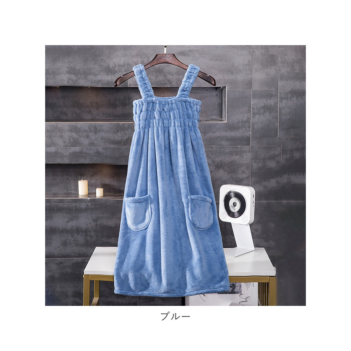 ラップタオル 通販ラップタオル 大人用 バスローブ ワンピース 巻きタオル バスラップ ルームウェア 湯上り 100cm マタニティ プール 海水浴 ラップタオル | ブランド登録なし | 17