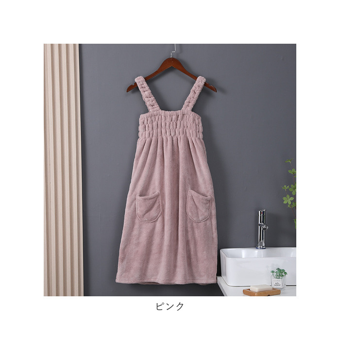 ラップタオル 通販ラップタオル 大人用 バスローブ ワンピース 巻きタオル バスラップ ルームウェア 湯上り 100cm マタニティ プール 海水浴 ラップタオル | ブランド登録なし | 19