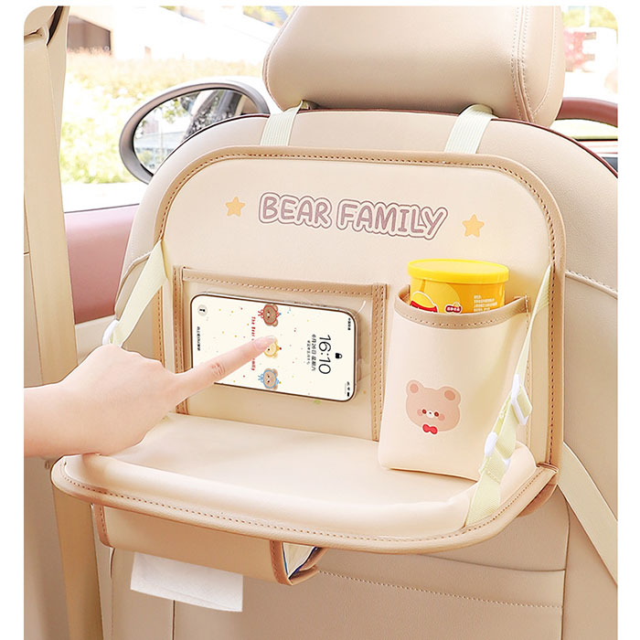 車内 収納ポケット 通販 カーシートバック収納袋 折りたたみ収納テーブル 後部座席収納 車内収納 ドリンクホルダー 収納用品 車収納ポケット 車内収納袋 車内 | BACKYARD FAMILY | 12
