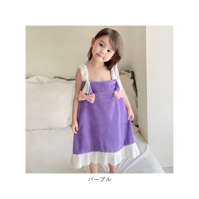 ラップタオル キッズ 通販 巻きタオル プールタオル お着替えタオル 着替え バスタオル バスドレス ラップドレス ドレスタオル 女の子 おんなのこ ラップタオル | ブランド登録なし | 15