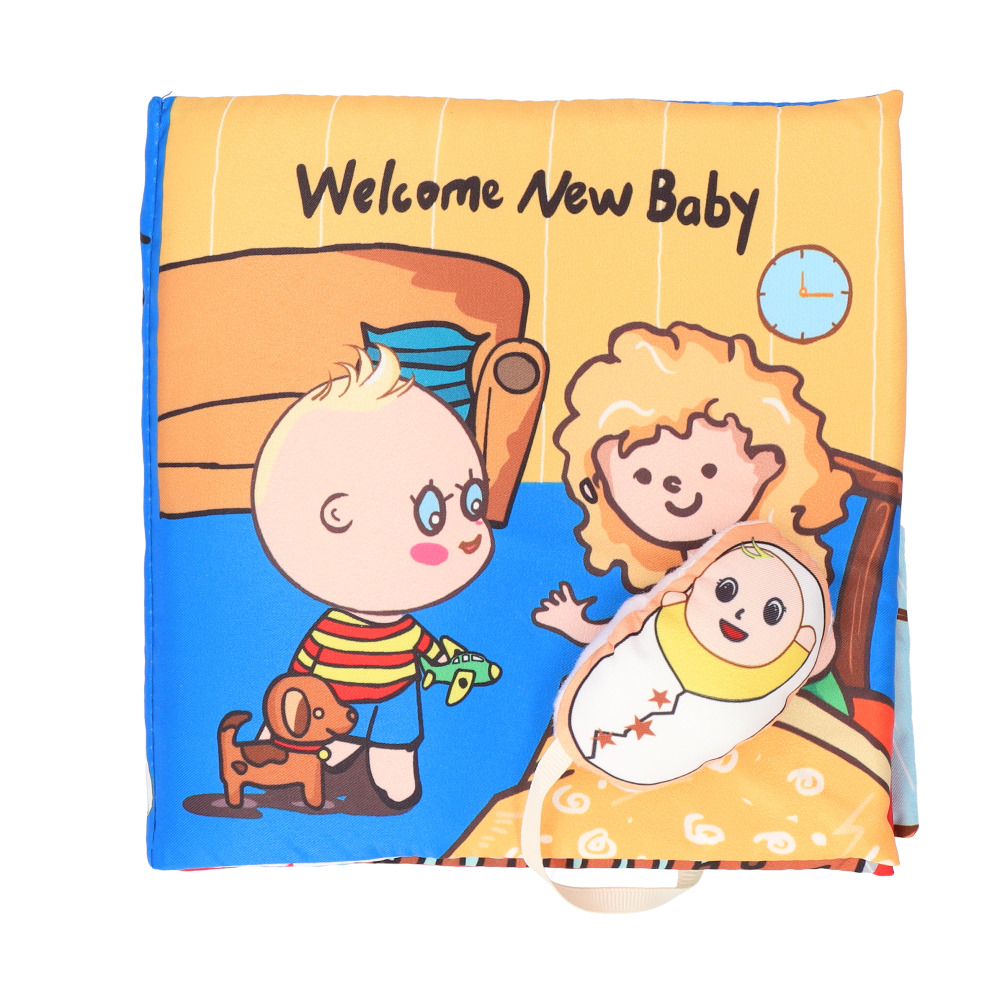 布絵本 ブック 絵本 本 布えほん ぬのえほん 布 えほん おもちゃ 玩具 知育玩具 布製 知育トイ ベビー 赤ちゃん 楽しい しかけ 柔らかい やわらかい 布絵本 |  | 03