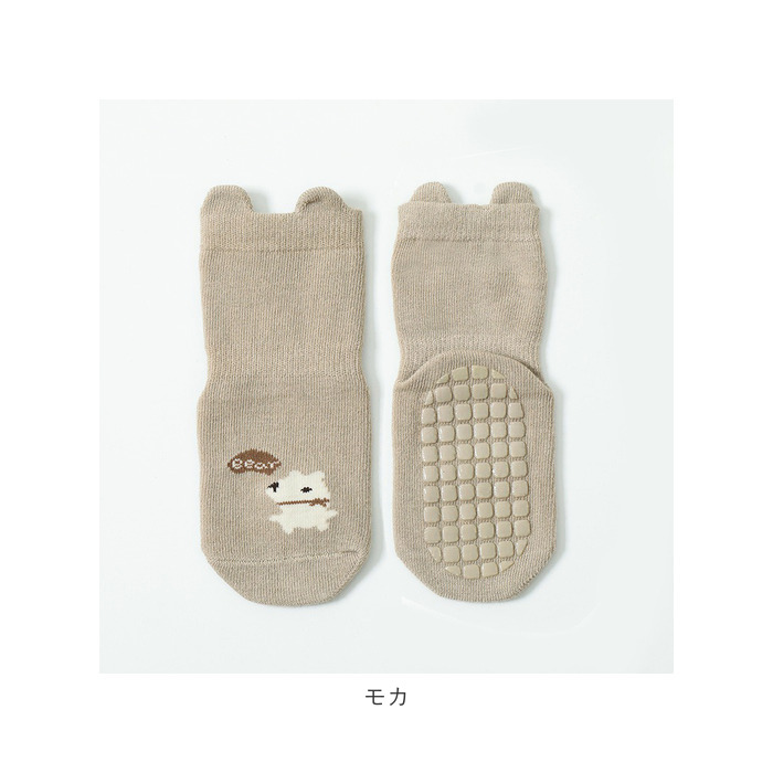 ベビー 通販ベビー 靴下 滑り止め ソックス キッズ くつ下 ベビーソックス 赤ちゃん 子供 ベビー用品 子ども 男の子 女の子 レッグウェア ガールズ ベビー | CARAMEL | 15