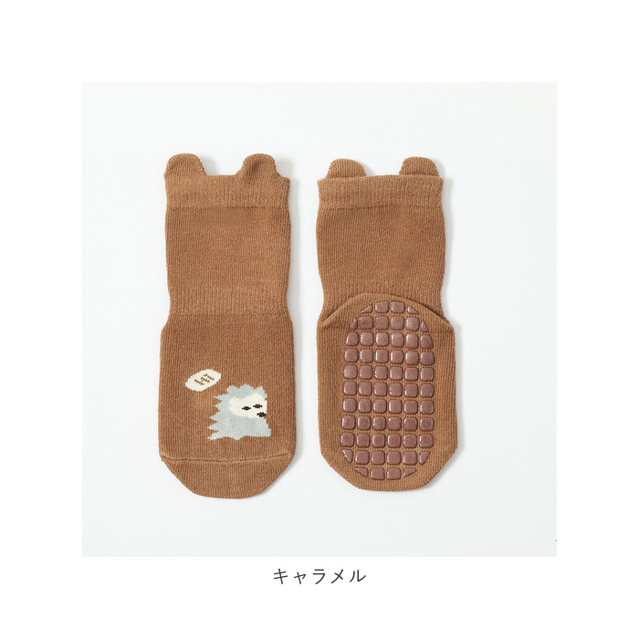 ベビー 通販ベビー 靴下 滑り止め ソックス キッズ くつ下 ベビーソックス 赤ちゃん 子供 ベビー用品 子ども 男の子 女の子 レッグウェア ガールズ ベビー | CARAMEL | 14