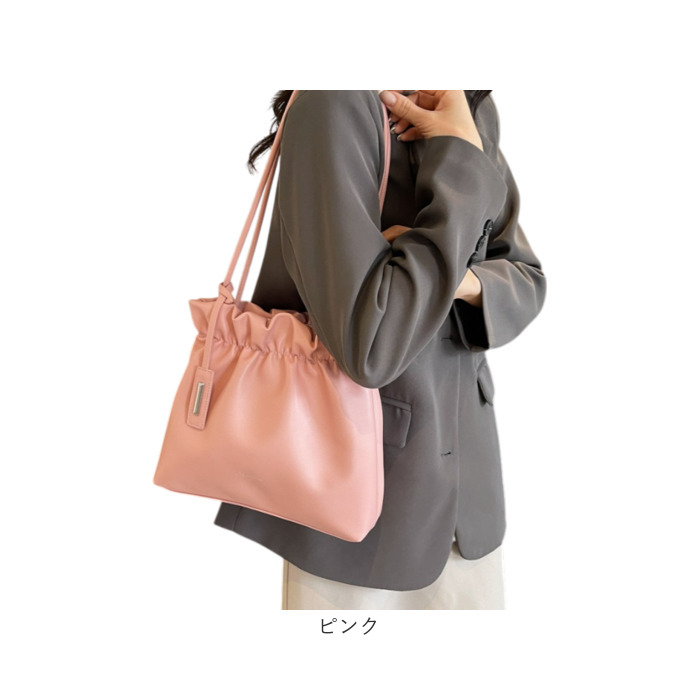 ギャザー バッグ 通販 肩掛けバッグ 小さめ レディース トートバッグ ハンドバッグ トート バック 肩がけバッグ 肩掛け 鞄 かばん カバン フリル |  | 19