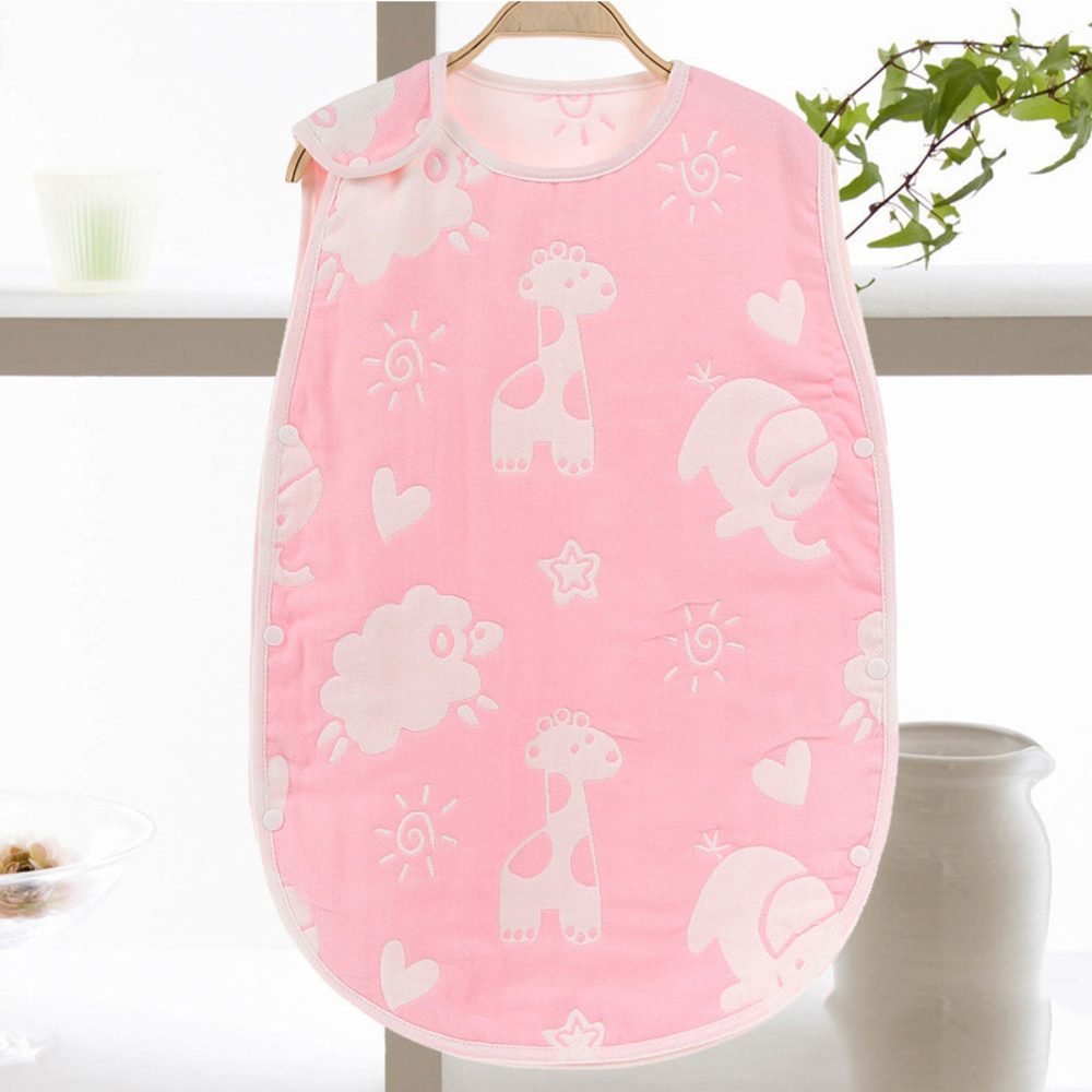 スリーパー キッズ 通販 着る毛布 ベスト 寝袋 寝巻 パジャマ 暖かい ガーゼ ６重ガーゼ 寝冷え 綿 コットン かわいい 可愛い 着脱簡単 スリーパー | SH | 04