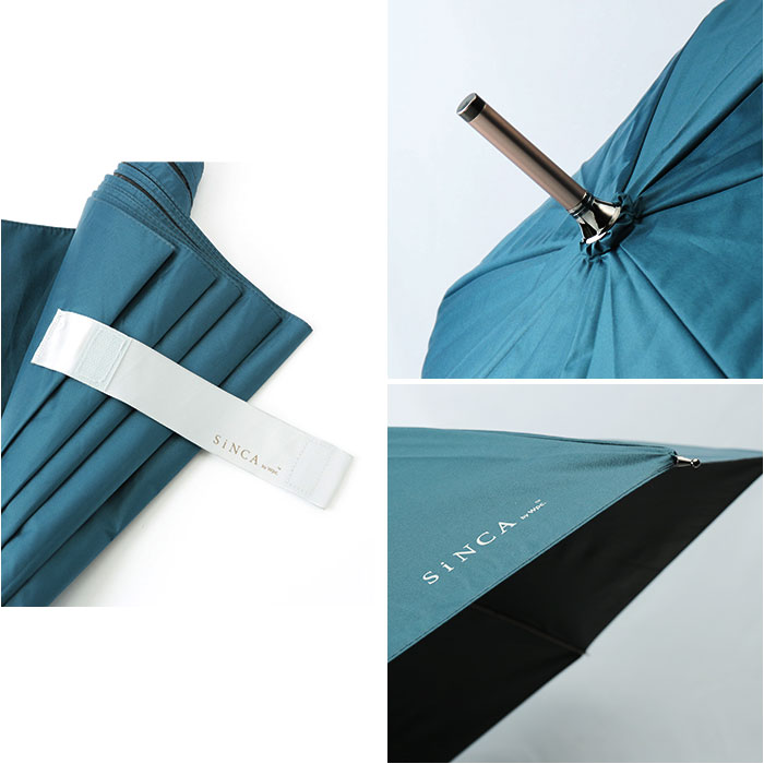 WPC ワールドパーティ 日傘 長傘 通販 長雨傘 長日傘 傘 カサ かさ 晴雨兼用傘 晴雨兼用 耐風 風に強い 頑丈 UVカット 遮熱 Sinca SiNCA 完全遮光 シンプル | Wpc. | 15