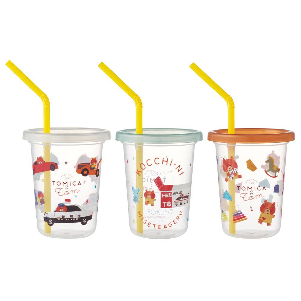 プラスチック コップ セット 通販 子供 キッズ キャラクター ストロー付き タンブラー 蓋付き プラコップ ディズニー プリンセス カーズ ミニオン |  | 11