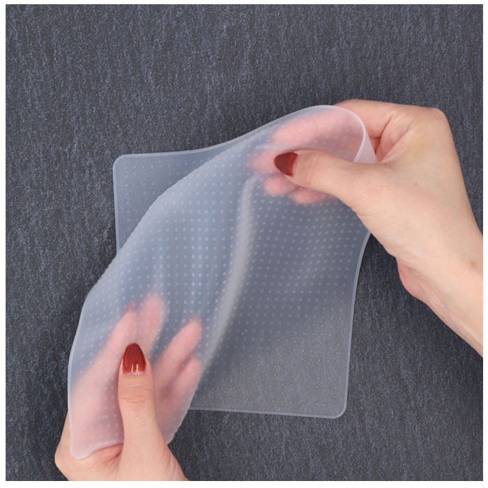 ラップ 繰り返し 4枚組 通販 何度も使える シリコンマルチラップ シリコンラップ エコラップ マルチラップ 電子レンジOK 密封 保存 蓋 ふた 台所用品 ラップ | ブランド登録なし | 11