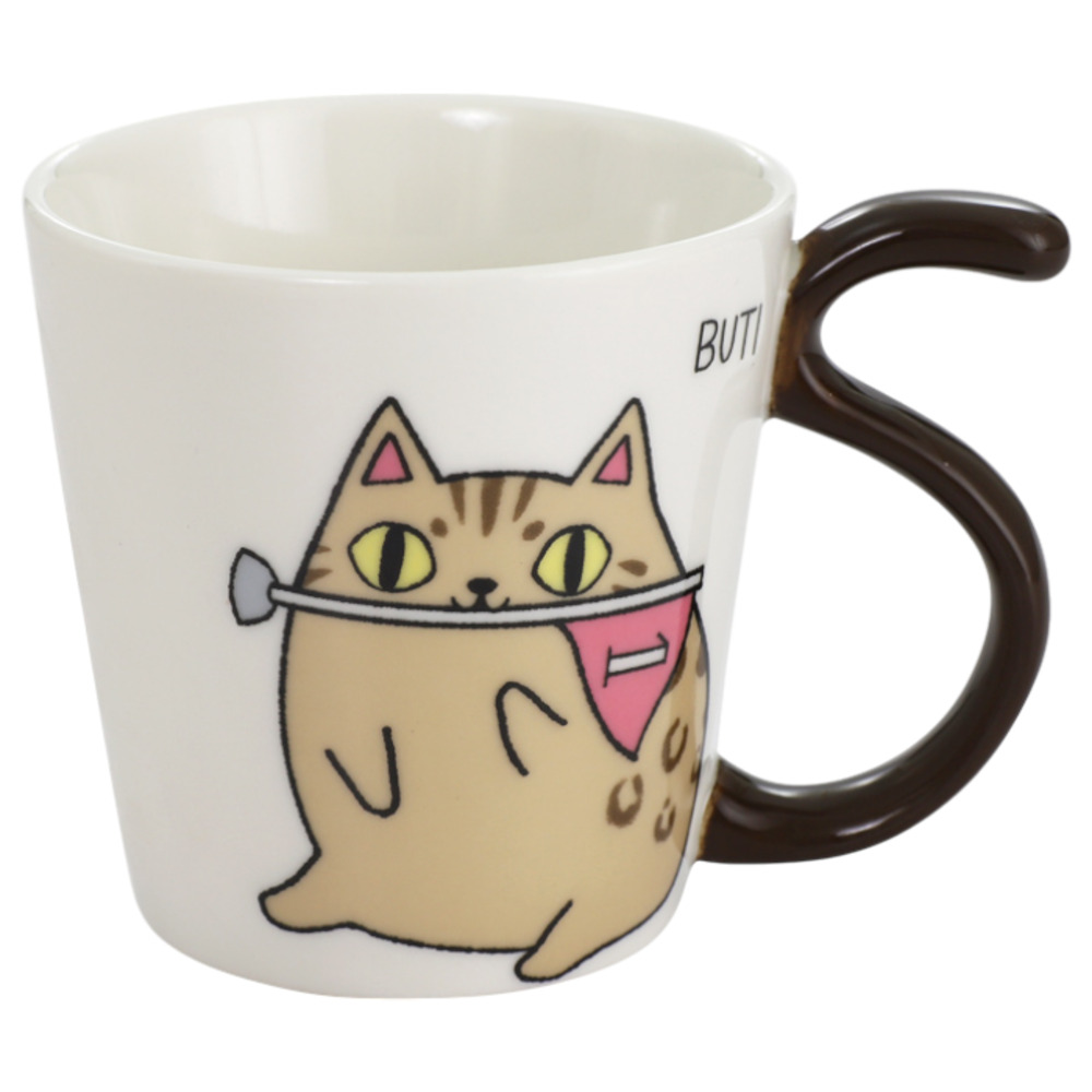 にゃん屋 猫3兄弟 マグカップ 通販 日本製 マグ カップ コップ 湯呑 湯呑み 湯飲み しっぽ 猫柄 ネコ柄 食器 可愛らしい キッチン雑貨 かわいい 可愛い にゃん屋 | BACKYARD FAMILY | 05